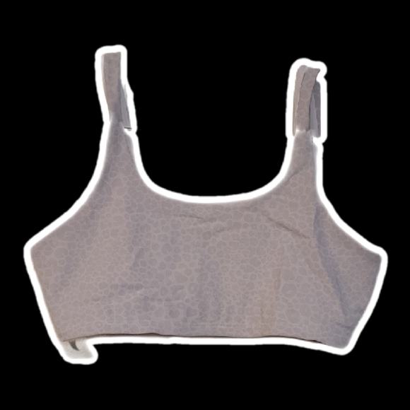 ALO Yoga Other - ALO YOGA GRAY LEOPARD PRINT SPORTS BRA SZ MEDIUM